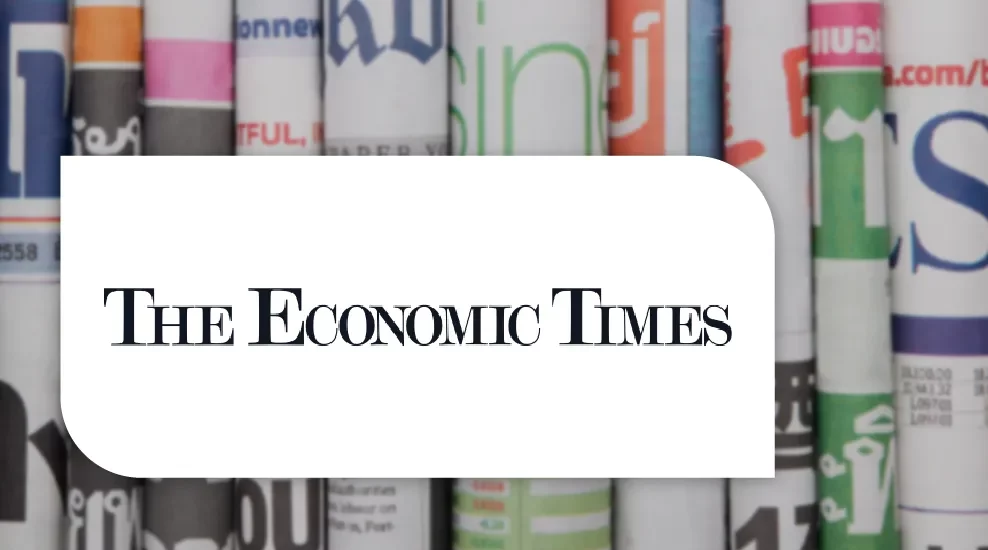 Press thumbnail with the economic times logo