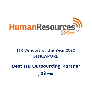 Best HR outsourcing partner silver 2020 in Singapore from Human Resources Online