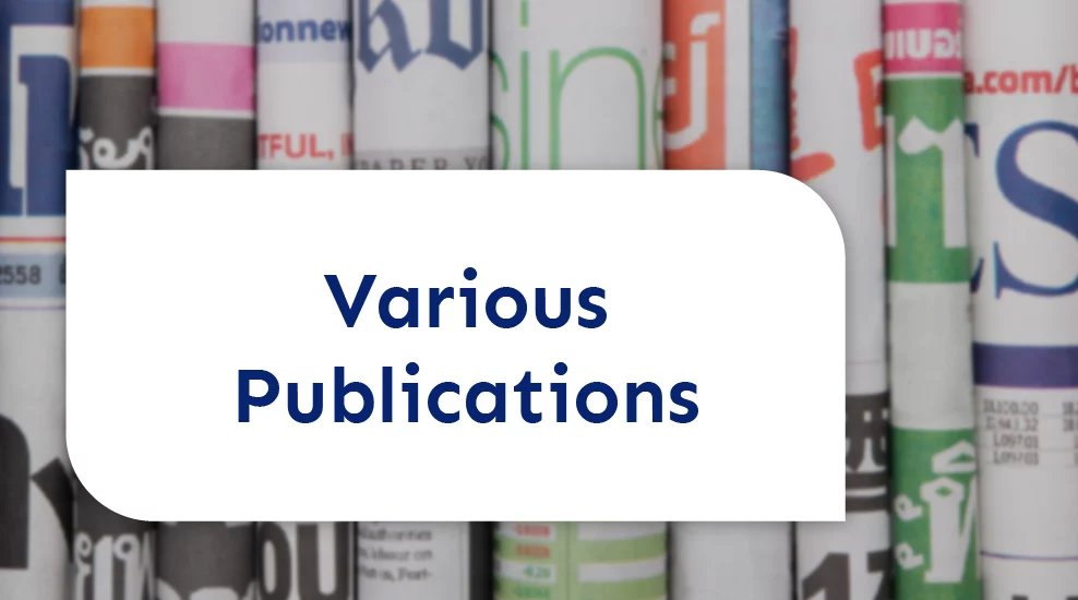 Various Publications - Featured Image